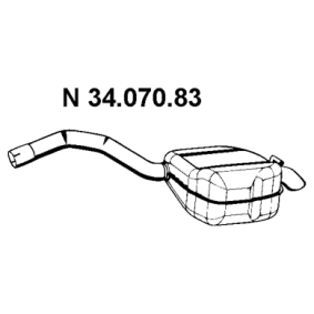 Endschalldämpfer 34.070.83 von EBERSPÄCHER günstig für 300,85 € online kaufen