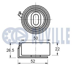 Achetez des Coulisse de chaîne de distribution RUVILLE 3453062 à prix pour 41,33 €