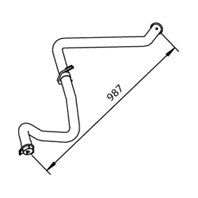 Abgasrohr 36626