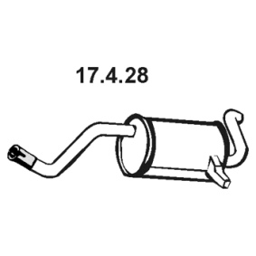 Endschalldämpfer 17.4.28 von EBERSPÄCHER günstig für 215,52 € online kaufen