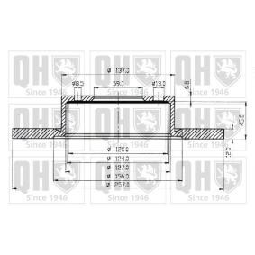 Comprar Disco de freno de QUINTON HAZELL BDC3440 a bajo precio de 12,88 €