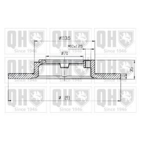 DAIHATSU Bremsscheibe von QUINTON HAZELL