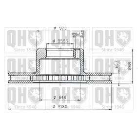 Comprar Disco de freno de QUINTON HAZELL BDC3489 a bajo precio de 44,36 €