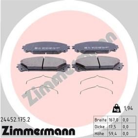Bremsbeläge von ZIMMERMANN