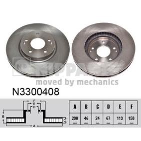 Acquista Disco freno da NIPPARTS N3300408 a buon mercato per soli 94,78 €