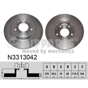 Bremsscheibe N3313042 von NIPPARTS günstig für 41,98 € online kaufen
