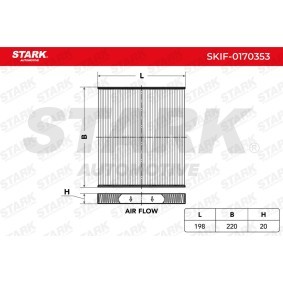 Innenraumfilter SKIF-0170353 von STARK günstig für 5,82 € online kaufen