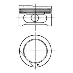 Kolben von KOLBENSCHMIDT für Astra Mk II CC (T85) günstig online kaufen