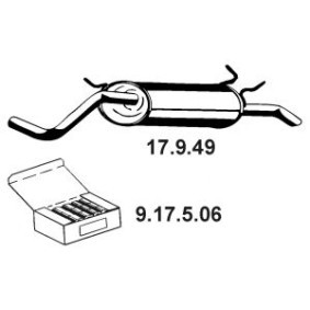 Endschalldämpfer 17.9.49 von EBERSPÄCHER günstig für 112,46 € online kaufen