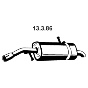 Endschalldämpfer 13.3.86 von EBERSPÄCHER günstig für 110,60 € online kaufen