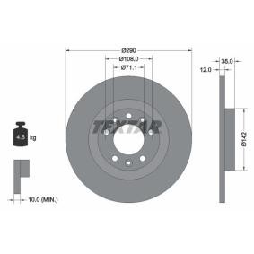 Bremsscheibe 92267303 für DS 4 II für 41,91 CHF