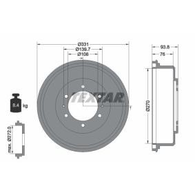 Comprar Tambor de freno de TEXTAR 94040400 a bajo precio de 77,17 €