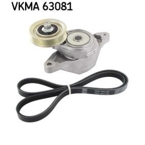 Achetez des Jeu de courroies trapézoïdales à nervures SKF VKMA 63081 à prix pour 152,34 €