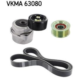 Achetez des Jeu de courroies trapézoïdales à nervures SKF VKMA 63080 à prix pour 235,79 €