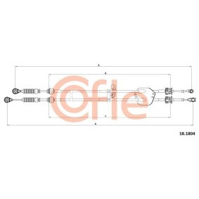 Acquista Cavo comando, Cambio manuale da COFLE 18.1804 a buon mercato per soli 65,86 €