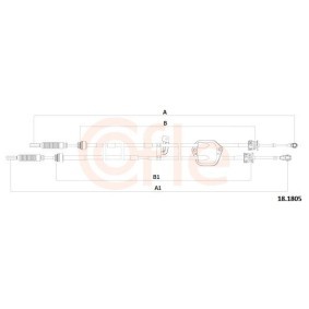 Acquista Cavo comando, Cambio manuale da COFLE 18.1805 a buon mercato per soli 138,38 €