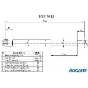Heckklappendämpfer BGS10812 von BUGIAD günstig für 17,28 € online kaufen