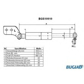 Heckklappendämpfer BGS10910