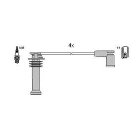 Compre Jogo de cabos de ignição da HITACHI 134278 a um preço baixo por 44,65 €