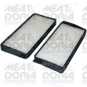 Achetez des Filtre d'habitacle MEAT & DORIA 17051F-X2 à prix pour 20,66 €