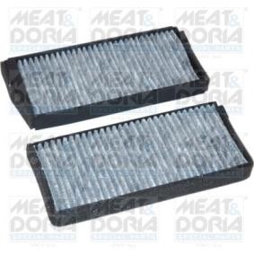 Achetez des Filtre d'habitacle MEAT & DORIA 17051FK-X2 à prix pour 58,31 €