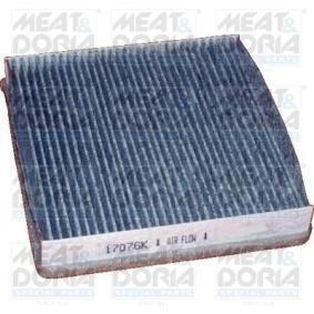 Achetez des Filtre d'habitacle MEAT & DORIA 17076K à prix pour 29,58 €
