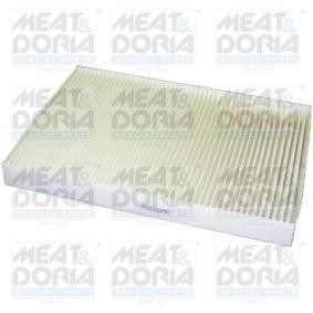 Achetez des Filtre d'habitacle MEAT & DORIA 17086 à prix pour 49,48 €