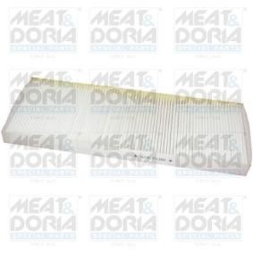 Achetez des Filtre d'habitacle MEAT & DORIA 17087 à prix pour 46,66 €