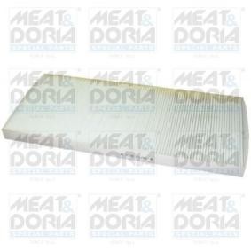 Achetez des Filtre d'habitacle MEAT & DORIA 17251 à prix pour 56,63 €