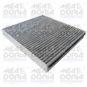 Compre Filtro, ar do habitáculo da MEAT & DORIA 17554K a um preço baixo por 15,92 €