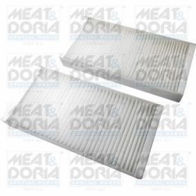 Achetez des Filtre d'habitacle MEAT & DORIA 17563-X2 à prix pour 29,13 €