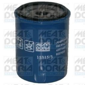 Køb Oliefilter af MEAT & DORIA 15315/3 til den lave pris 60,93 DKK