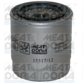 Achetez des Filtre à huile MEAT & DORIA 15317/12 à prix pour 48,16 €