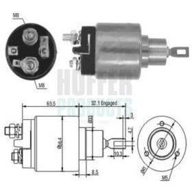 Acquista Elettromagnete motorino avviamento da HOFFER 6646002 a buon mercato per soli 17,78 €