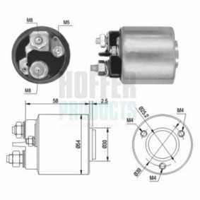 Compre Interruptor electromagnético, motor de arranque da HOFFER 6646015 a um preço baixo por 27,06 €