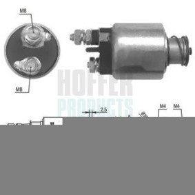 Magnetschalter, Anlasser von HOFFER 6646020
