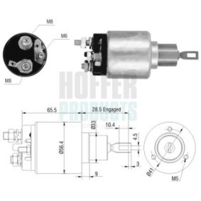 Magnetschalter, Anlasser von HOFFER 6646031