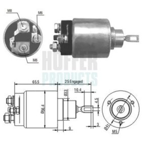 Compre Interruptor electromagnético, motor de arranque da HOFFER 6646042 a um preço baixo por 17,92 €