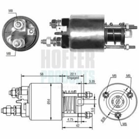 Comprar Solenoide de arranque de HOFFER 6646047 a bajo precio de 34,00 €