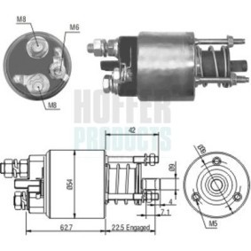 Acquista Elettromagnete motorino avviamento da HOFFER 6646051 a buon mercato per soli 33,47 €