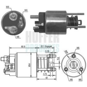 Comprar Solenoide de arranque de HOFFER 6646076 a bajo precio de 38,30 €
