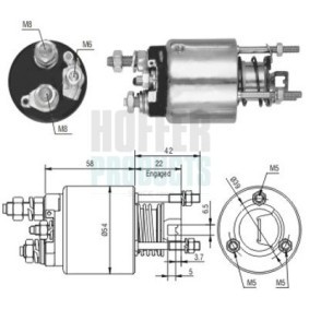 Compre Interruptor electromagnético, motor de arranque da HOFFER 6646078 a um preço baixo por 30,14 €