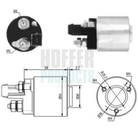 Acquista Elettromagnete motorino avviamento da HOFFER 6646105 a buon mercato per soli 31,45 €