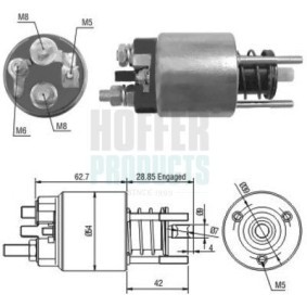Acquista Elettromagnete motorino avviamento da HOFFER 6646128 a buon mercato per soli 36,78 €