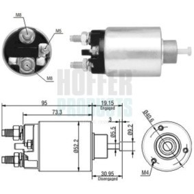 Magnetschalter, Anlasser von HOFFER 6646133