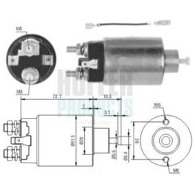 Magnetschalter, Anlasser von HOFFER 6646142