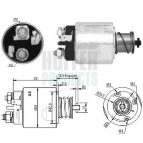 Magnetschalter, Anlasser von HOFFER 6646168