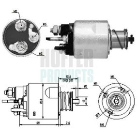 Magnetschalter, Anlasser von HOFFER 6646169