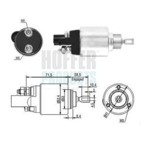Acquista Elettromagnete motorino avviamento da HOFFER 6646181 a buon mercato per soli 38,96 €