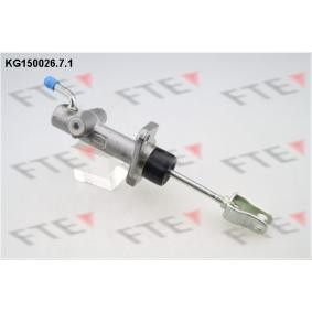 Comprar Cilindro maestro, embrague de FTE KG150026.7.1 a bajo precio de 51,64 €